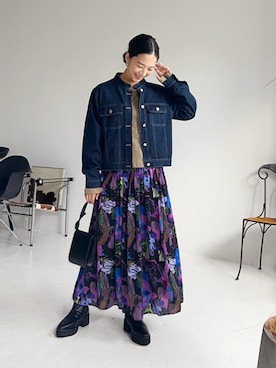 「STYLE DELI（スタイルデリ）のアイテム」を使った、STYELEDELIさん（レディース・157cm）の秋コーディネート