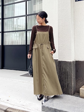 「STYLE DELI（スタイルデリ）のアイテム」を使った、STYELEDELIさん（レディース・157cm）の秋コーディネート