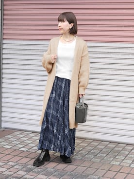 「STYLE DELI（スタイルデリ）のアイテム」を使った、STYELEDELIさん（レディース・153cm）の秋コーディネート