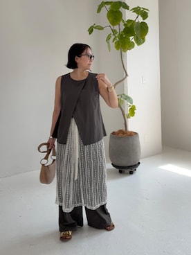 「STYLE DELI（スタイルデリ）のアイテム（トップス）」を使った、STYELEDELIさん（レディース・156cm）の秋コーディネート