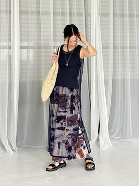 「STYLE DELI（スタイルデリ）のアイテム（ワンピース/ドレス）」を使った、STYELEDELIさん（レディース・157cm）の春コーディネート