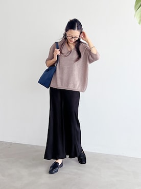 「STYLE DELI（スタイルデリ）のアイテム（バッグ）」を使った、STYELEDELIさん（レディース・157cm）の秋コーディネート