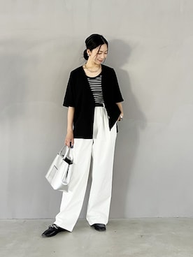 「STYLE DELI（スタイルデリ）のアイテム（パンツ）」を使った、STYELEDELIさん（レディース・157cm）の春コーディネート