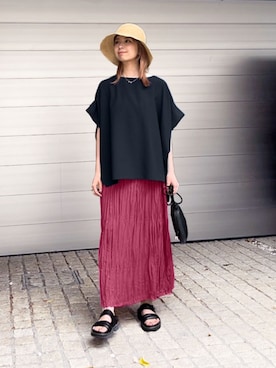 「STYLE DELI（スタイルデリ）のアイテム（ワンピース/ドレス）」を使った、STYELEDELIさん（レディース・157cm）の春コーディネート