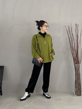 「STYLE DELI（スタイルデリ）のアイテム」を使った、STYELEDELIさん（レディース・157cm）の秋コーディネート