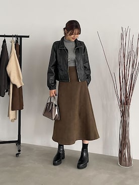 「STYLE DELI（スタイルデリ）のアイテム」を使った、STYELEDELIさん（レディース・169cm）の秋コーディネート