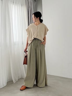 「STYLE DELI（スタイルデリ）のアイテム」を使った、STYELEDELIさん（レディース・157cm）の夏コーディネート