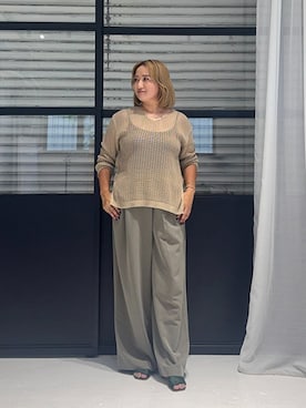 「STYLE DELI（スタイルデリ）のアイテム（トップス）」を使った、STYELEDELIさん（レディース・163cm）の夏コーディネート
