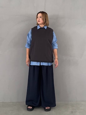 「STYLE DELI（スタイルデリ）のアイテム（パンツ）」を使った、STYELEDELIさん（レディース・163cm）の秋コーディネート