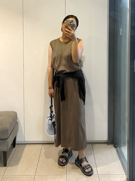 「STYLE DELI（スタイルデリ）のアイテム（ワンピース/ドレス）」を使った、STYELEDELIさん（レディース・157cm）の春コーディネート