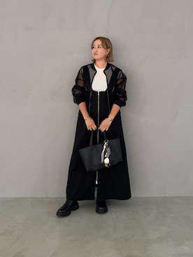 「アイテム（キーホルダー）」を使った、STYELEDELIさん（レディース・163cm）の秋コーディネート