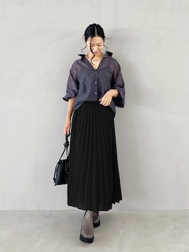 「STYLE DELI（スタイルデリ）のアイテム」を使った、STYELEDELIさん（レディース・157cm）の秋コーディネート