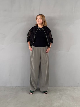 「STYLE DELI（スタイルデリ）のアイテム（パンツ）」を使った、STYELEDELIさん（レディース・163cm）の秋コーディネート