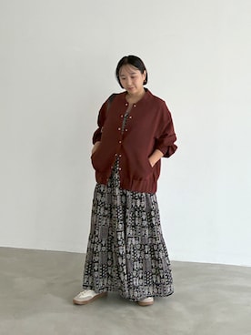 「STYLE DELI（スタイルデリ）のアイテム（ジャケット/アウター）」を使った、STYELEDELIさん（レディース・156cm）の秋コーディネート