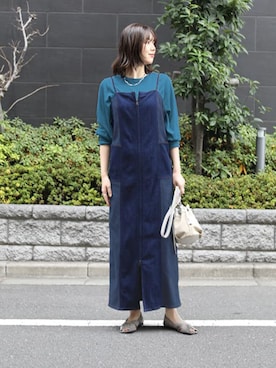 「STYLE DELI（スタイルデリ）のアイテム（ワンピース/ドレス）」を使った、STYELEDELIさん（レディース・169cm）の春コーディネート
