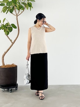 「STYLE DELI（スタイルデリ）のアイテム」を使った、STYELEDELIさん（レディース・157cm）の夏コーディネート