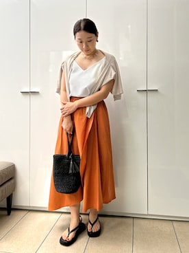 「STYLE DELI（スタイルデリ）のアイテム（トップス）」を使った、STYELEDELIさん（レディース・157cm）の春コーディネート