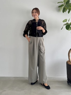 「STYLE DELI（スタイルデリ）のアイテム（パンツ）」を使った、STYELEDELIさん（レディース・174cm）の秋コーディネート