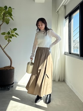 「STYLE DELI（スタイルデリ）のアイテム」を使った、STYELEDELIさん（レディース・158cm）の秋コーディネート