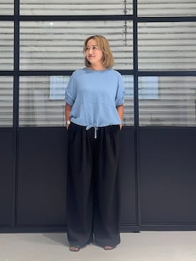 「STYLE DELI（スタイルデリ）のアイテム（パンツ）」を使った、STYELEDELIさん（レディース・163cm）の夏コーディネート