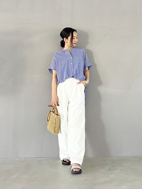 「STYLE DELI（スタイルデリ）のアイテム（パンツ）」を使った、STYELEDELIさん（レディース・157cm）の春コーディネート