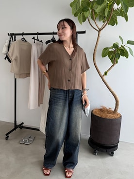 「アイテム（アンサンブル）」を使った、STYELEDELIさん（レディース・158cm）の夏コーディネート