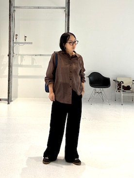 「STYLE DELI（スタイルデリ）のアイテム（トップス）」を使った、STYELEDELIさん（レディース・156cm）の秋コーディネート