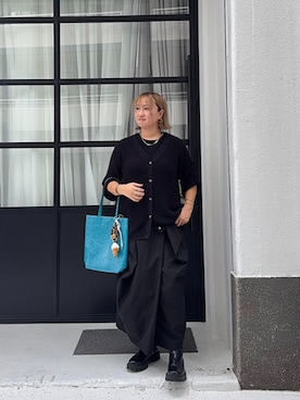 「アイテム（キーホルダー）」を使った、STYELEDELIさん（レディース・163cm）の秋コーディネート
