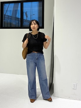 「STYLE DELI（スタイルデリ）のアイテム」を使った、STYELEDELIさん（レディース・157cm）の夏コーディネート