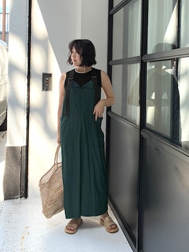 「STYLE DELI（スタイルデリ）のアイテム（ワンピース/ドレス）」を使った、STYELEDELIさん（レディース・157cm）の夏コーディネート