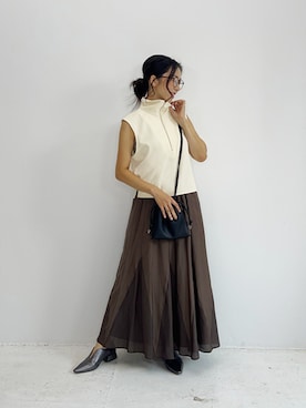 「アイテム（その他トップス）」を使った、STYELEDELIさん（レディース・157cm）の夏コーディネート