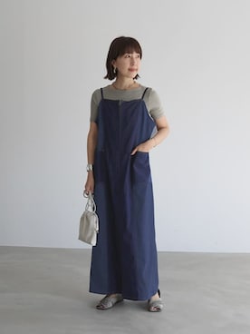 「STYLE DELI（スタイルデリ）のアイテム（ワンピース/ドレス）」を使った、STYELEDELIさん（レディース・153cm）の春コーディネート