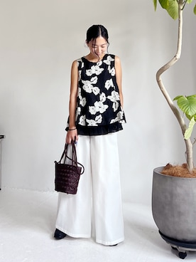 「STYLE DELI（スタイルデリ）のアイテム（パンツ）」を使った、STYELEDELIさん（レディース・157cm）の秋コーディネート