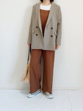 nonさん（レディース・159cm）の秋コーディネート