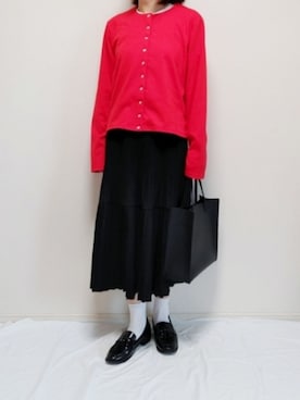 「LBC（エルビーシー）のアイテム（ローファー）」を使った、nonさん（レディース・159cm）の秋コーディネート