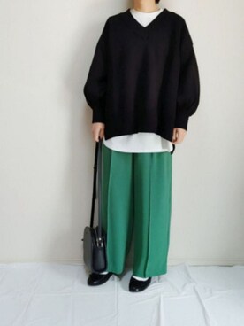 nonさん（レディース・159cm）の秋コーディネート