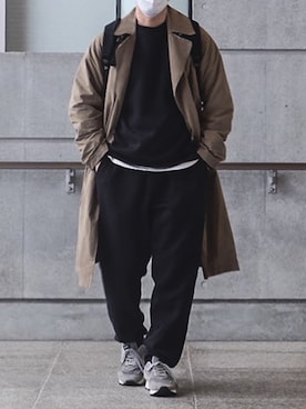 「JIL SANDER（ジルサンダー）のアイテム（スウェット）」を使った、BIRDROBEさん（メンズ・170cm）の冬コーディネート
