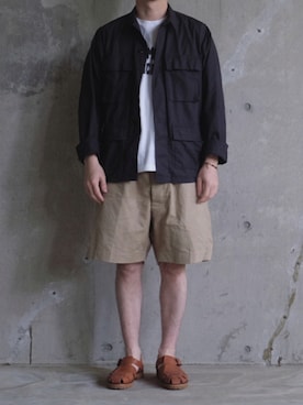 「Eddie Bauer（エディーバウアー）のアイテム」を使った、BIRDROBEさん（メンズ・170cm・30代）の夏コーディネート
