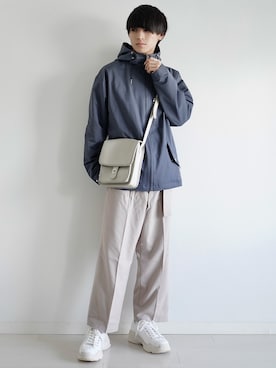 「shiki tokyo（シキトウキョウ）のアイテム（スニーカー）」を使った、こーせ︎︎︎︎︎︎︎︎さん（メンズ・169cm）の春コーディネート