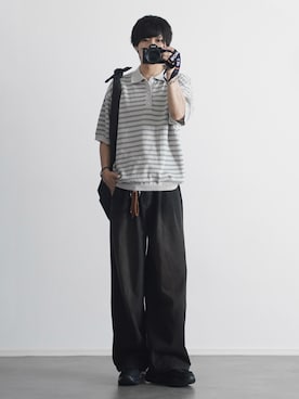 「アイテム（イヤーカフ）」を使った、こーせ︎︎︎︎︎︎︎︎さん（メンズ・169cm）の夏コーディネート