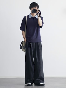 「ETELIO（エテリオ）のアイテム」を使った、こーせ︎︎︎︎︎︎︎︎さん（メンズ・169cm）の春コーディネート