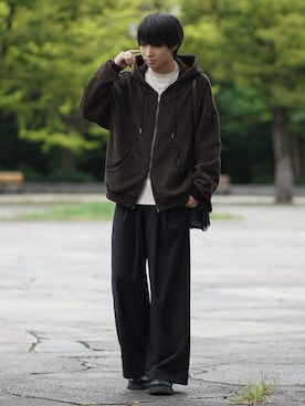 「アイテム（イヤーカフ）」を使った、こーせ︎︎︎︎︎︎︎︎さん（メンズ・169cm）の秋コーディネート