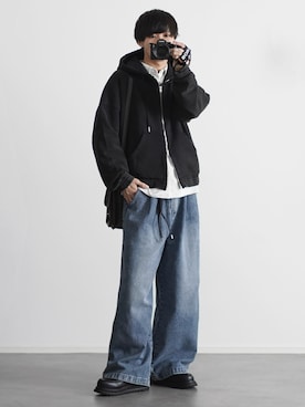 「DEVICE（デバイス）のアイテム」を使った、こーせ︎︎︎︎︎︎︎︎さん（メンズ・169cm）の冬コーディネート