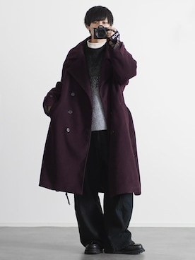 「アイテム（イヤーカフ）」を使った、こーせ︎︎︎︎︎︎︎︎さん（メンズ・169cm）の秋コーディネート