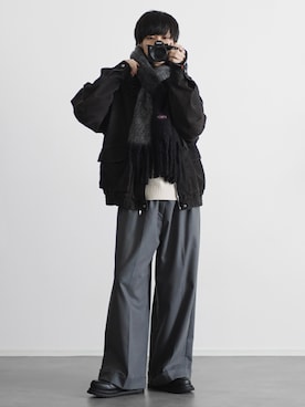 「アイテム（マフラー）」を使った、こーせ︎︎︎︎︎︎︎︎さん（メンズ・169cm）の秋コーディネート