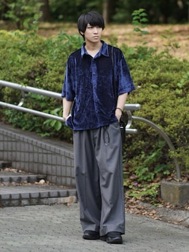 「DEVICE（デバイス）のアイテム（バッグ）」を使った、こーせ︎︎︎︎︎︎︎︎さん（メンズ・169cm）の夏コーディネート