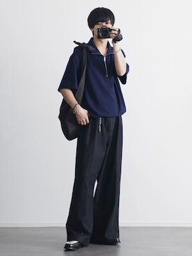 「ETELIO（エテリオ）のアイテム」を使った、こーせ︎︎︎︎︎︎︎︎さん（メンズ・169cm）の春コーディネート