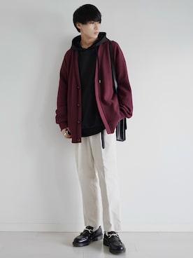 「Dr. Martens（ドクターマーチン）のDr.Martens　ADRIAN SNAFFLE（ドレスシューズ）」を使った、こーせ︎︎︎︎︎︎︎︎さん（メンズ・169cm）の冬コーディネート