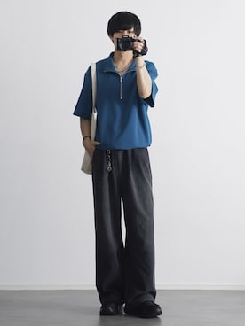 「ETELIO（エテリオ）のアイテム」を使った、こーせ︎︎︎︎︎︎︎︎さん（メンズ・169cm）の夏コーディネート