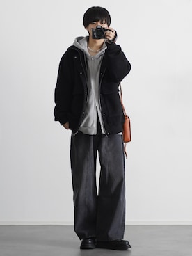 「アイテム（パーカー）」を使った、こーせ︎︎︎︎︎︎︎︎さん（メンズ・169cm）の秋コーディネート